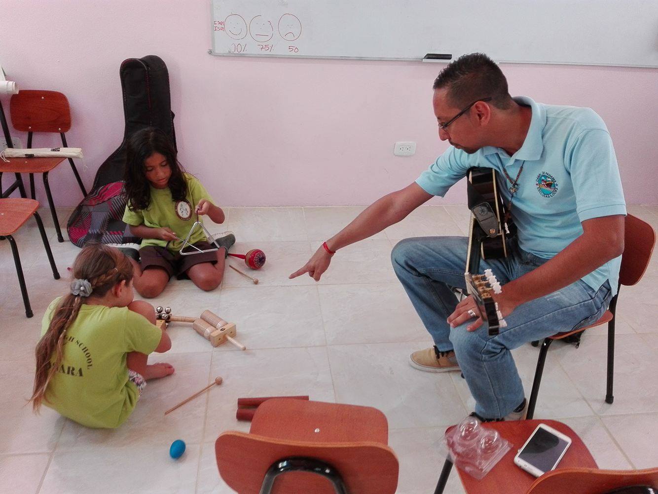 musica class with new instruments